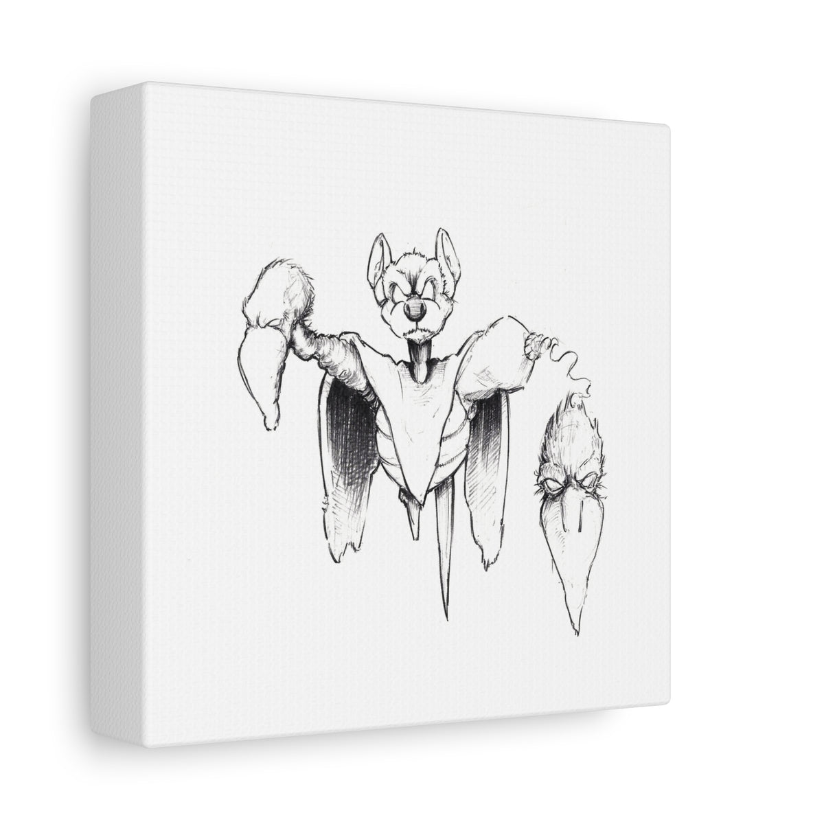 Batty Doggy Boy - Matte Canvas, Stretched, 1.25"