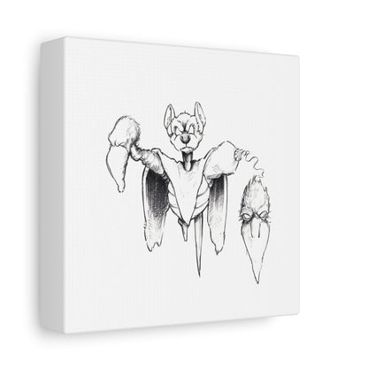 Batty Doggy Boy - Matte Canvas, Stretched, 1.25"