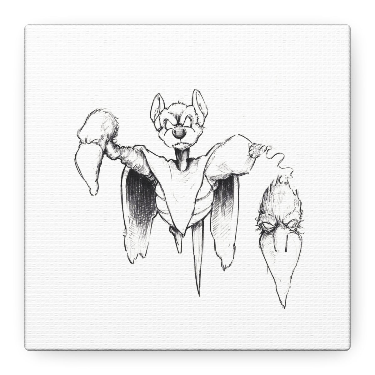 Batty Doggy Boy - Matte Canvas, Stretched, 1.25"