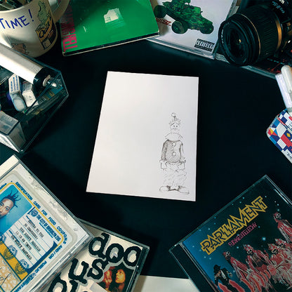 "Sketchy Clown" 5"X7" Print + Other Goodies