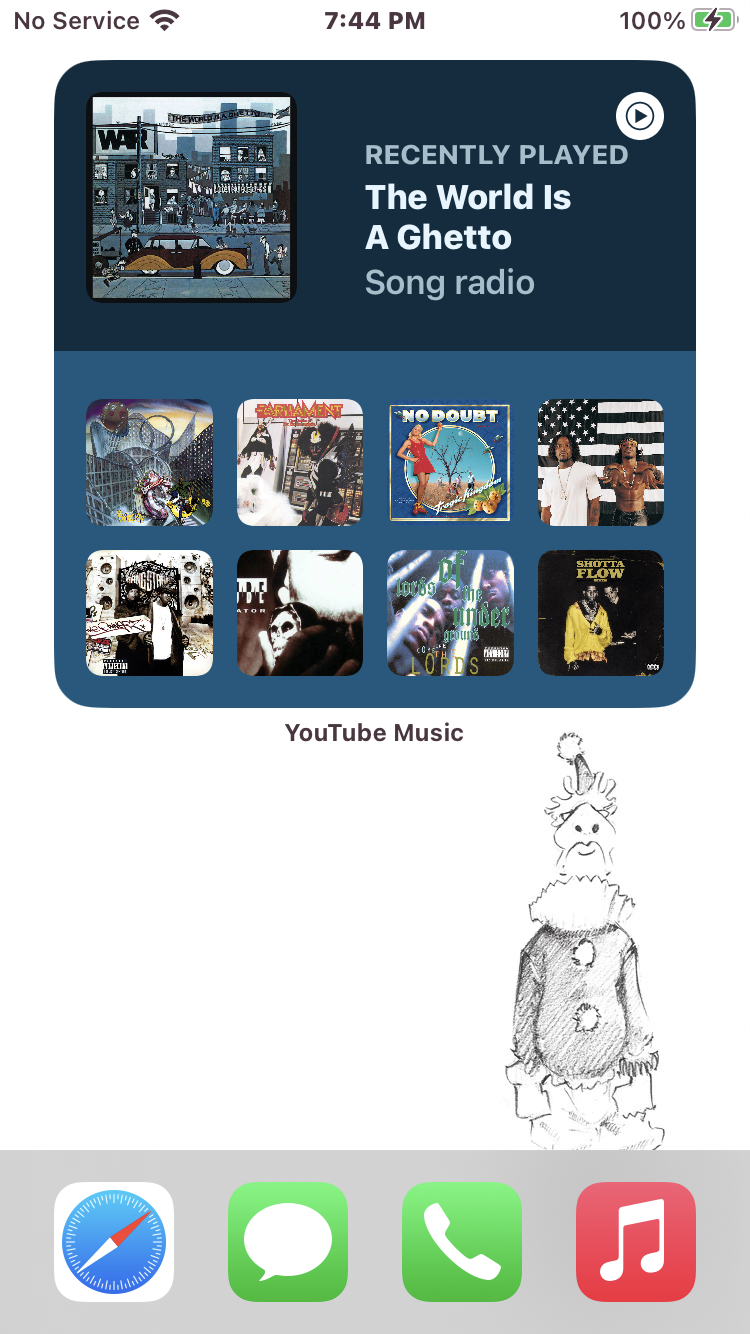 "Sketchy Clown" 5"X7" Print + Other Goodies