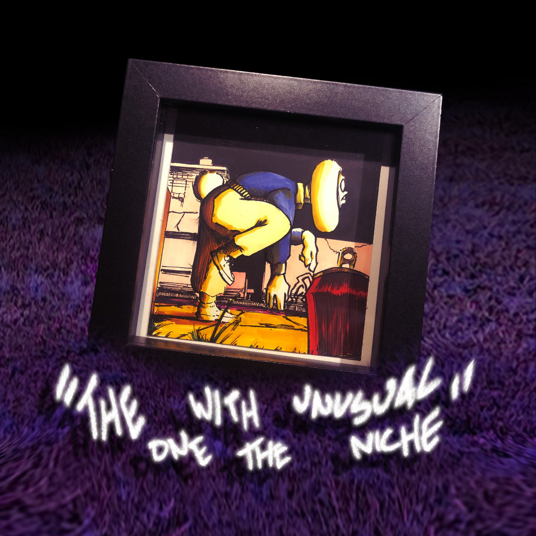 "THE ONE WITH THE UNUSUAL NICHE" ORIGINAL PIECE